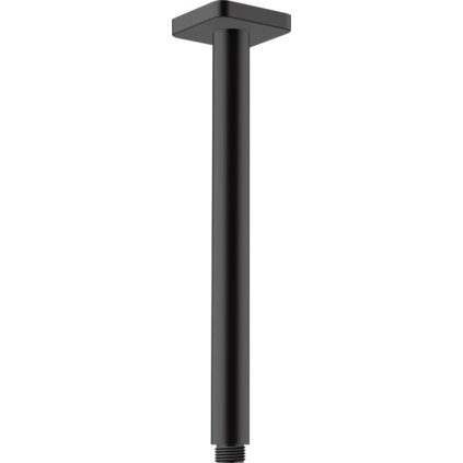 Hansgrohe Vernis Shape, alimentare din tavan 300 mm, negru mat, HAN-26407670
