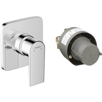 Hansgrohe Vernis Shape, baterie de duș ascunsă, cu corp, crom, HAN-71662000