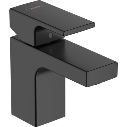 Hansgrohe Vernis Shape, baterie lavoar cu priză, CoolStart, EcoSmart, negru mat, HAN-71593670