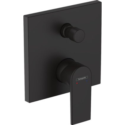 Hansgrohe Vernis Shape, robinet de baie ascuns, negru mat, HAN-71469670