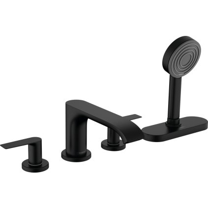 Hansgrohe Vivenis, baterie baie cu 4 orificii, sBox, negru mat, HAN-75444670