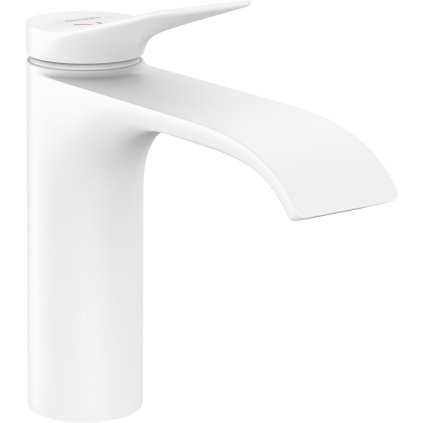 492518 hansgrohe vivenis pakova umyvadlova bateria 110 coolstart s odtokovou supravou s tiahlom biela matna han 75023700