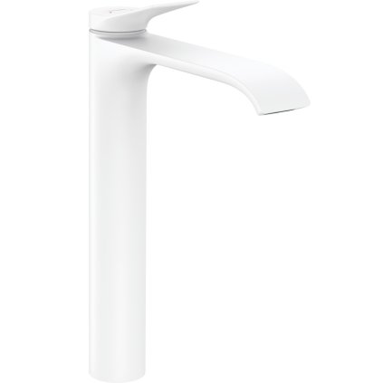 Hansgrohe Vivenis, baterie lavoar 250, cu evacuare, EcoSmart, alb mat, HAN-75040700
