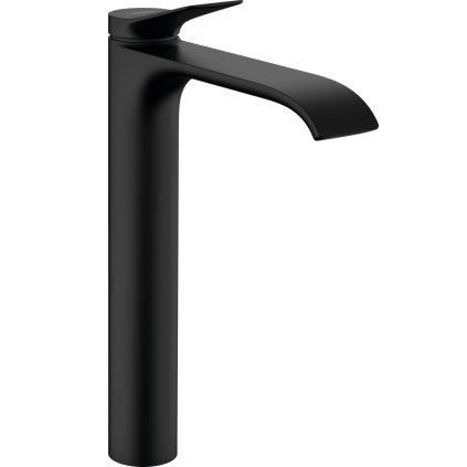 Hansgrohe Vivenis, baterie lavoar 250, cu priza, EcoSmart, negru mat, HAN-75040670