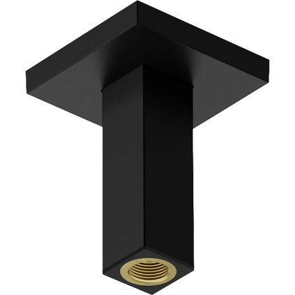 Hansgrohe, alimentare din tavan E 100 mm, negru mat, HAN-24338670