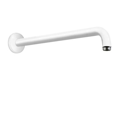 Hansgrohe, braț de duș 389 mm, alb mat, HAN-27413700