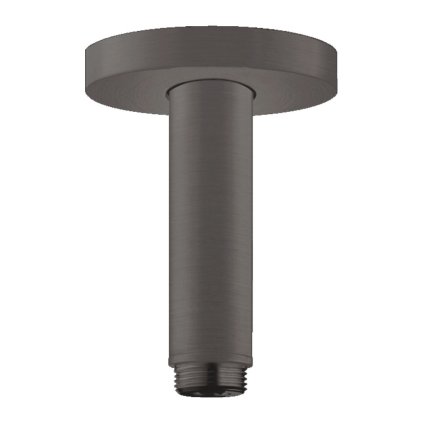 Hansgrohe, braț de tavan S 100 mm, crom negru periat, HAN-27393340