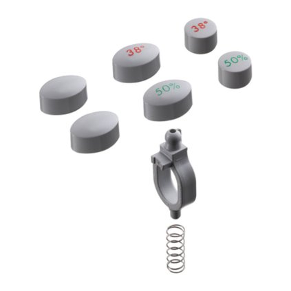 Hansgrohe, butoane termostatice pentru robinet, gri, HAN-97231000
