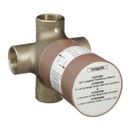 Hansgrohe, corp de bază pentru Quattro, comutator cu patru căi sub tencuială, DN20, HAN-15930180