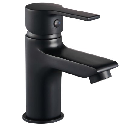 Invena Bralos, baterie chiuveta h-134, negru mat, INV-BU-07-004-A
