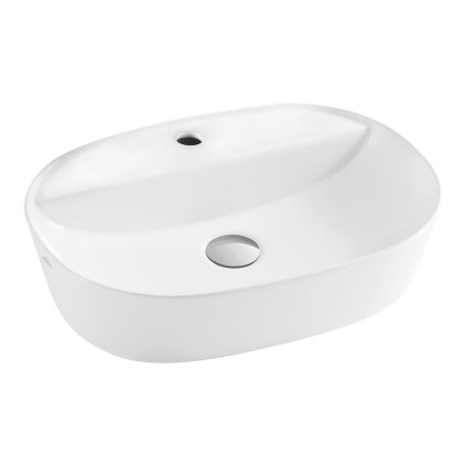 Invena Corso, chiuveta blat 50x38x12 cm, alb, INV-CE-42-001-C