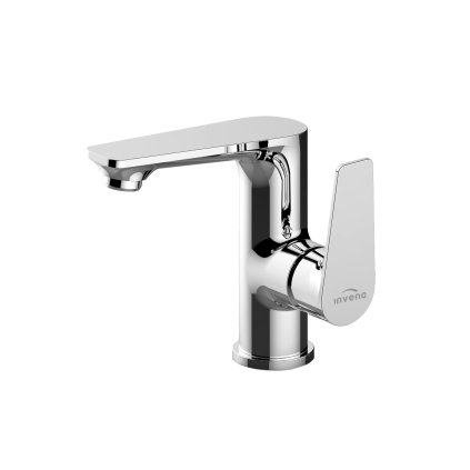 Invena Dokos, baterie chiuveta, crom, INV-BU-19-0B1-V