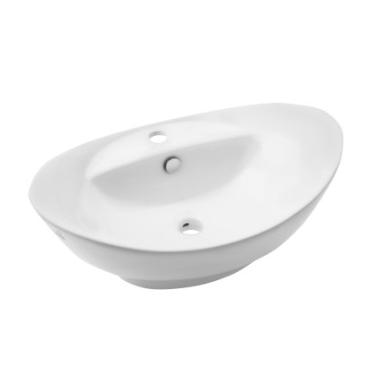 Invena Esla, chiuveta ceramica 59x39x22 cm, alb, INV-CE-35-001-C
