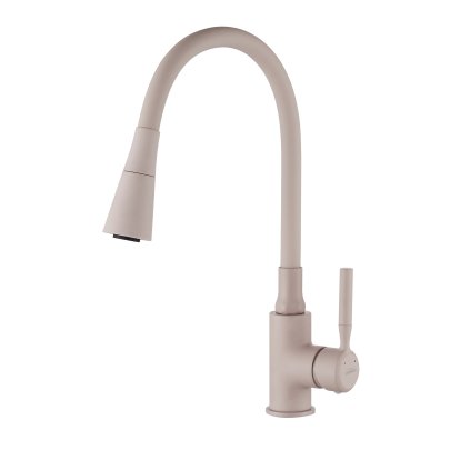 Invena Hula, baterie chiuveta inalta 2 functii, bej, INV-BZ-85-P03-L