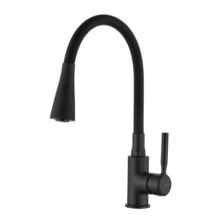 Invena Hula, baterie chiuveta inalta 2 functii, negru, INV-BZ-85-P04-L