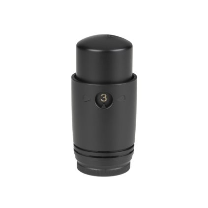 Invena Prov, cap termostatic M30x1,5, negru mat, INV-CD-81-015-X