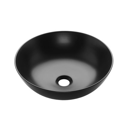 207246 invena tinos keramicke umyvadlo na dosku 39 5x39 5x13 5 cm cierna matna inv ce 43 005 c