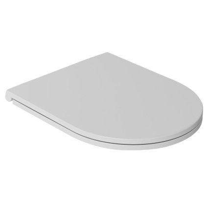 Isvea, scaun WC INFINITY SLIM, Easy Take, Soft Close, alb mat, 40KF0201I-S