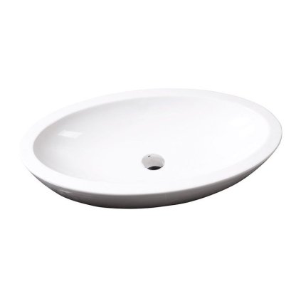 Isvea, chiuveta ceramica SISTEMA 75x42cm, ovala, 10AR65075