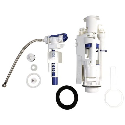 Kerasan, mecanism economic de spălare EGO-FLO pentru WC combi, crom, 752101