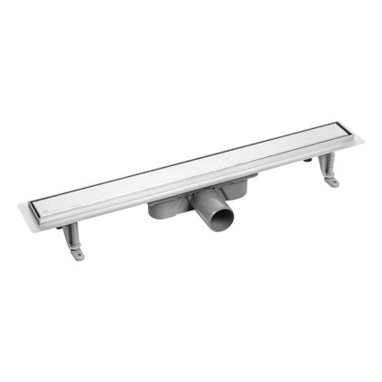 Laveo Basso, scurgere liniară cu grilă 60 cm, oțel, LAV-COB_260D