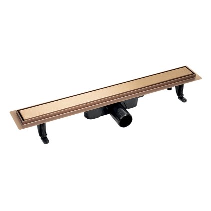 Laveo Basso, scurgere liniară cu grilă 60 cm, auriu, LAV-COB_860D
