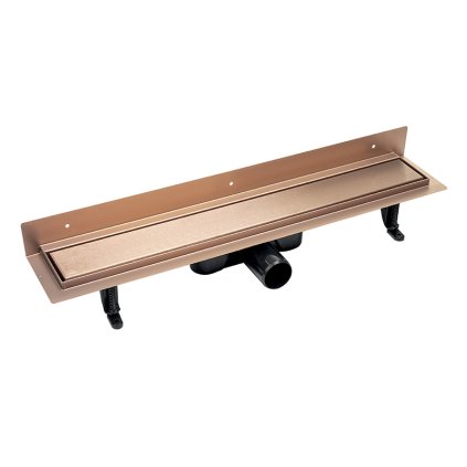 Laveo Basso, scurgere liniară cu grilă 60 cm, auriu, LAV-COB_861D