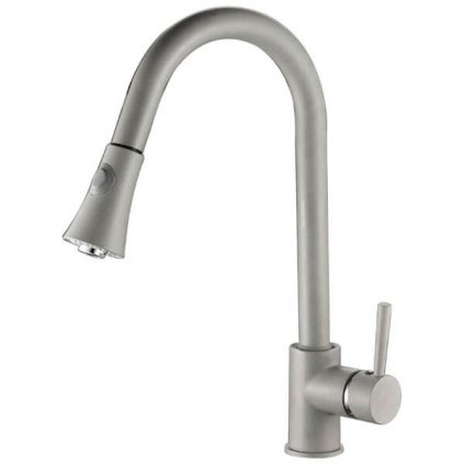 Laveo Daru, baterie de bucătărie în picioare h-410, grafit/gri, LAV-BLD_969D