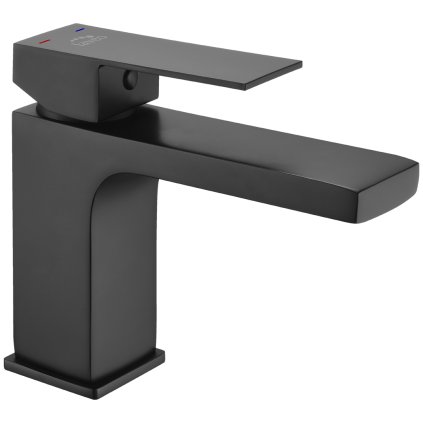Laveo Kvadrato, suport pentru baterie pentru lavoar h-143, negru, LAV-BLQ_722D