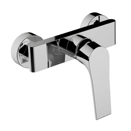 Laveo Plato, baterie de duș montată pe perete h-103, crom, LAV-BLY_040D