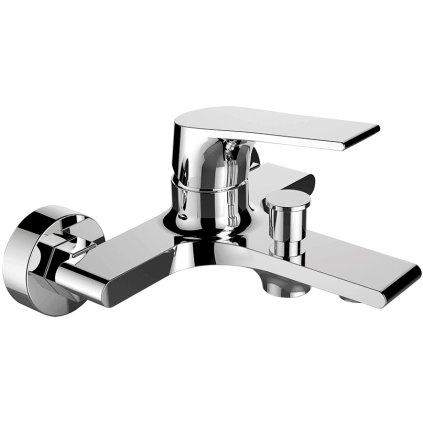 Laveo Plato, baterie de baie/duș montată pe perete h-115, crom, LAV-BLY_010D