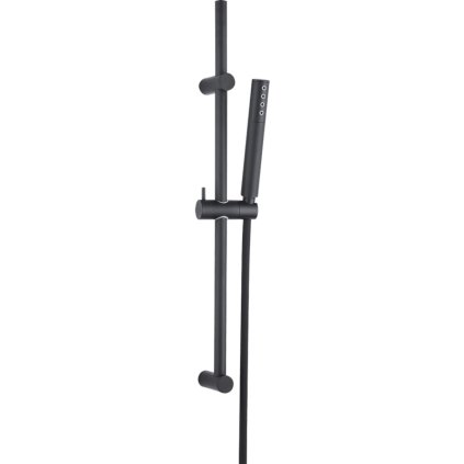 Laveo Pretto, coloana de dus 70 cm cu cap de dus manual, negru mat, LAV-NLP_71A2