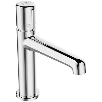 Laveo Pretto, baterie chiuveta h-192 cu dop de scurgere ClickClack, crom, LAV-BAO_022D