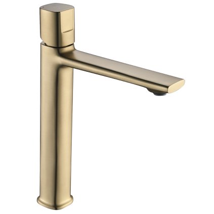 Laveo Tores, baterie pentru chiuvetă înaltă h-266, auriu mat, LAV-BVT_G2ND