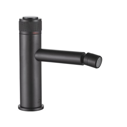 Laveo Volumo, baterie bideu h-178 cu dop de scurgere ClickClack, negru mat, LAV-BAV_732D
