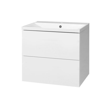 Mereo, Aira, dulap baie din marmură turnată 61 cm, MER-CN710M