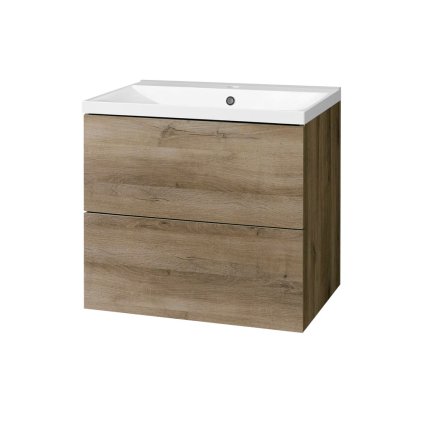 Mereo, Aira, dulap baie din marmură turnată 61 cm, MER-CN740M
