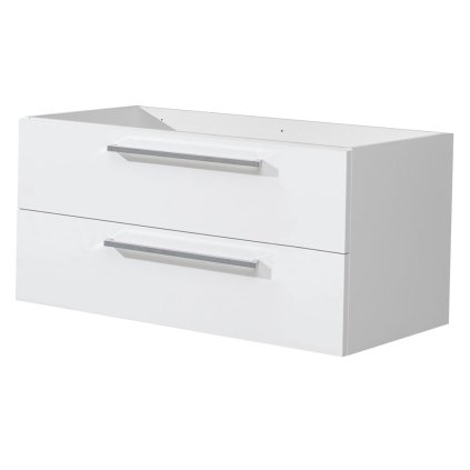 Mereo, Bino, dulap baie 121 cm, alb, MER-CN663S