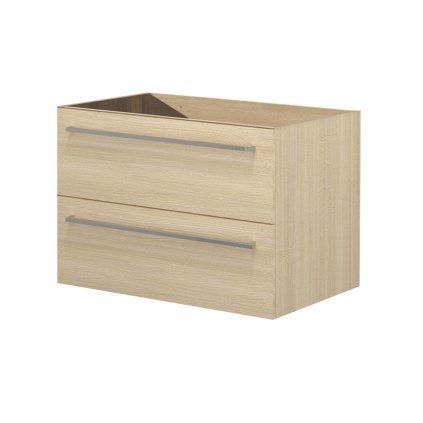 Mereo, Bino, dulap baie 81 cm, alb, MER-CN631S
