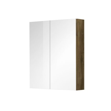 Mereo, Galerie baie 60 cm, dulap oglindă, 2x uși, MER-CN716GH