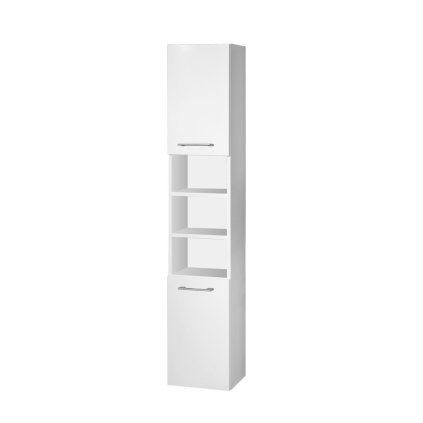 498500 8 mereo leny kupelnova skrinka vysoka 170 cm biela lava nove madlo mer cn814n