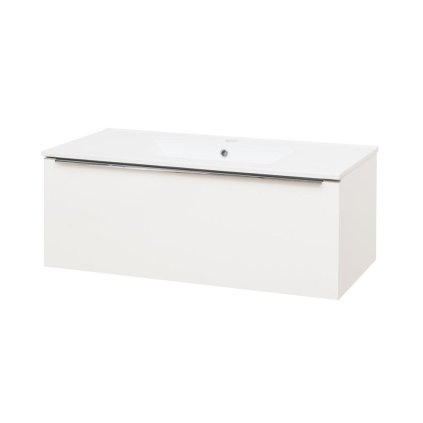 265760 mereo mailo kupelnova skrinka s keramickym umyvadlom 101 cm chromove madlo mer cn517