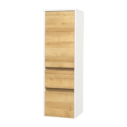 265787 mereo opto kupelnova skrinka vysoka 125 cm prave otvaranie biela dub biela dub cierna mer cn934p