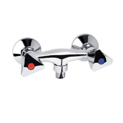 Mereo, Baterie de duș de perete, Kasia, fără accesorii, crom, MER-CBS601A03