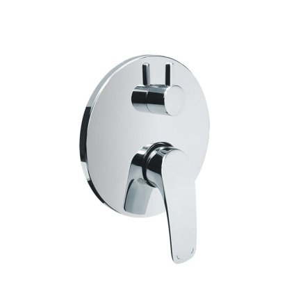 Mereo, Baterie de duș ascunsă cu comutator, Eve, Mbox, capac rotund, MER-CBV60106A