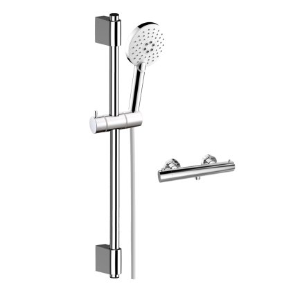 Mereo, Set de dus cu robinet termostatic, MER-BTS02N