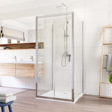 263954 mereo sprchovy kut lima stvorec 100x100x100x190 cm chrom alu sklo cire mer ck85733k