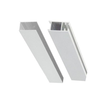 264653 2 mereo suprava fixacneho a bocneho profilu pre pre ck10303z ck10403z pre sklo 8 mm vyska 2 m chrom alu mer cknd250z2