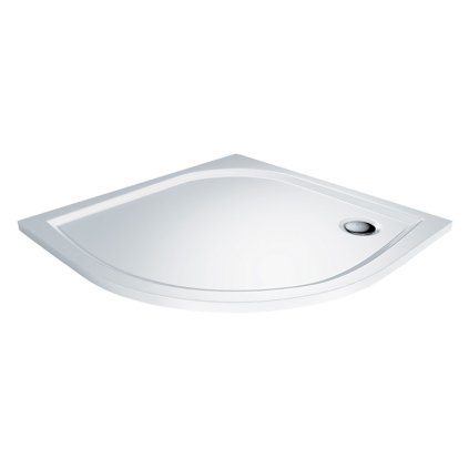 Mereo, Cadă de duș pătrată, R550, fără picioare, marmură turnată, MER-CV05M