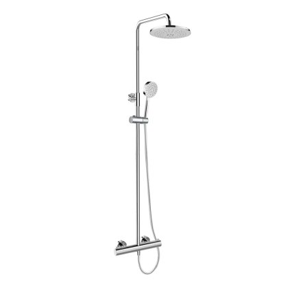 Mereo, Baterie termostatica de dus cu cap de dus rotund, MER-CB60104TSA